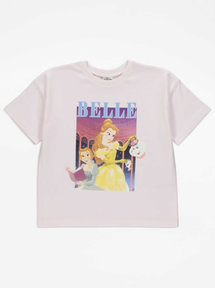 

Розовая футболка Disney Beauty And The Best Belle George., розовый