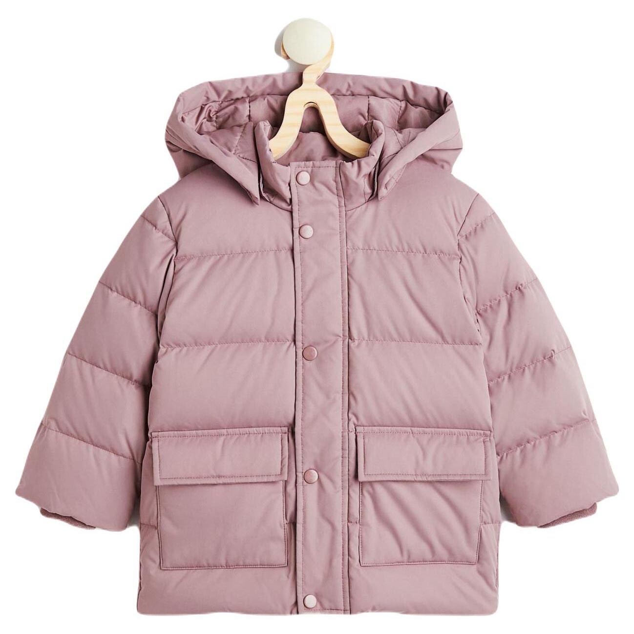 

Пуховик H&M, темно-розовый