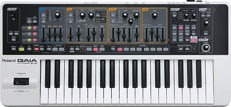

Roland SH-01 GAIA 37-клавишный цифровой синтезатор SH-01 GAIA 37-Key Digital Synthesizer