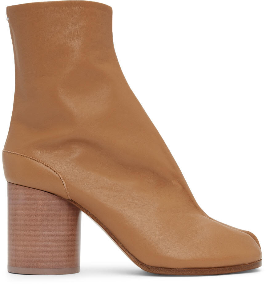 

Бежевые ботинки таби Maison Margiela