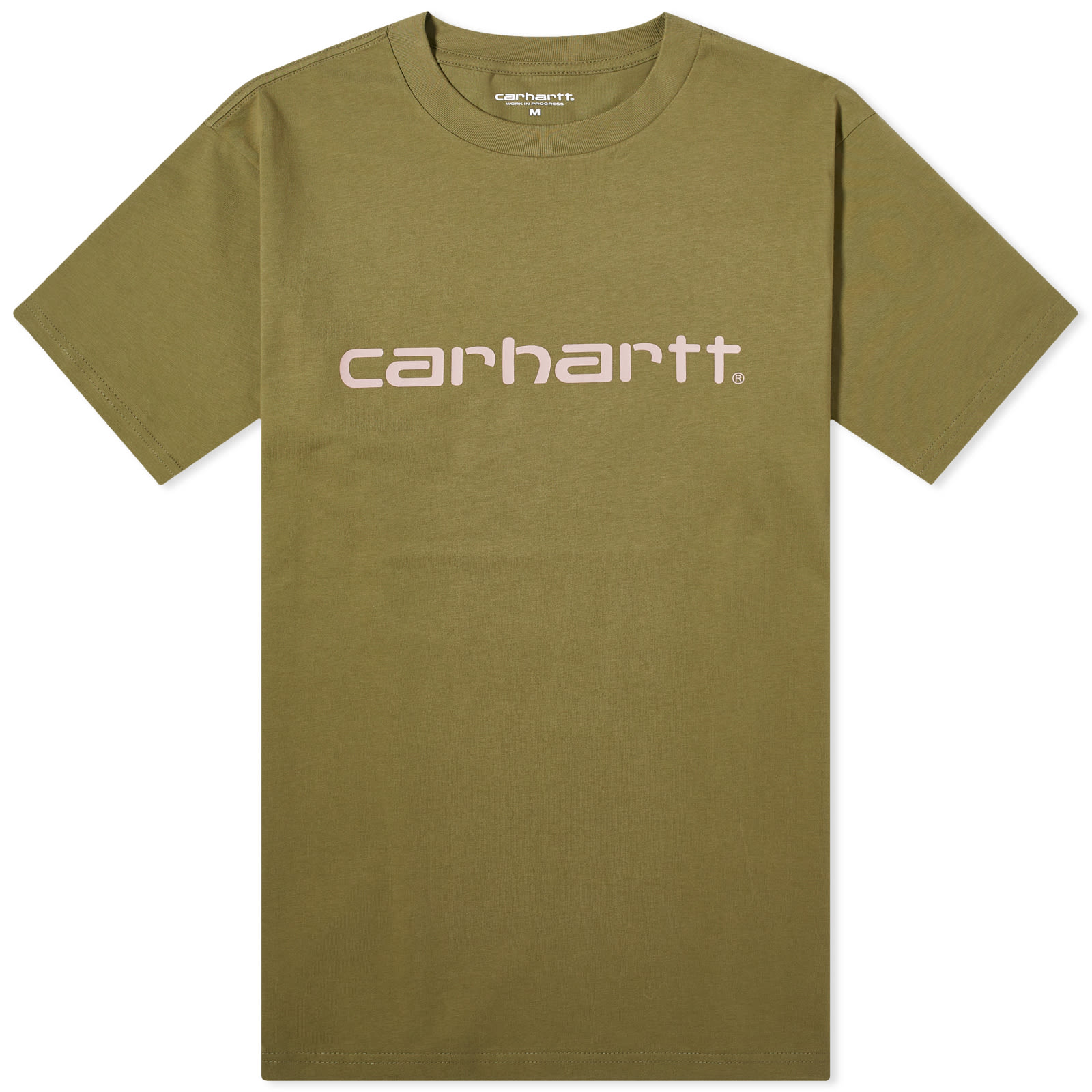 Футболка Carhartt Wip Script, хаки футболка carhartt wip script светло коричневый