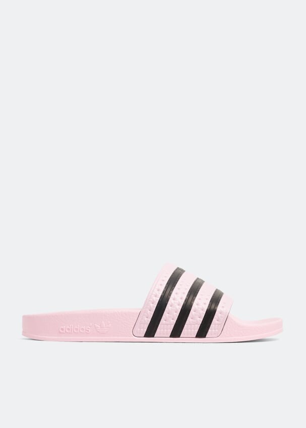 

Женские шлепанцы Adidas Adilette, розовый/черный