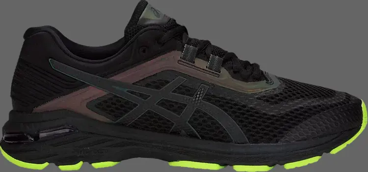 

Лимитированные кроссовки gt 2000 6 lite-show 'black' Asics, черный