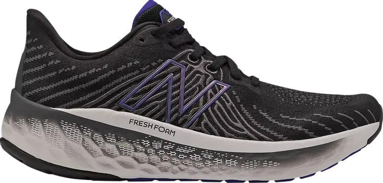 

Кроссовки New Balance Fresh Foam X Vongo v5 2E Wide 'Black Deep Violet', черный