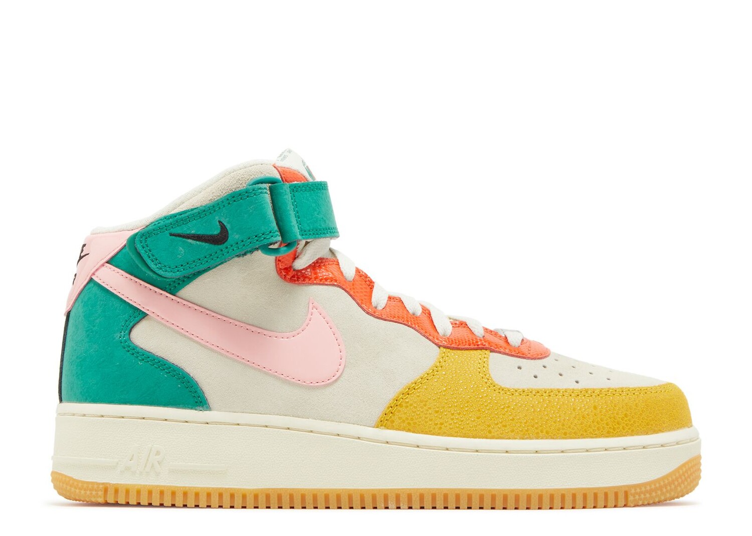

Кроссовки Nike Air Force 1 Mid 'Vivid Sulfur Rush Orange', белый