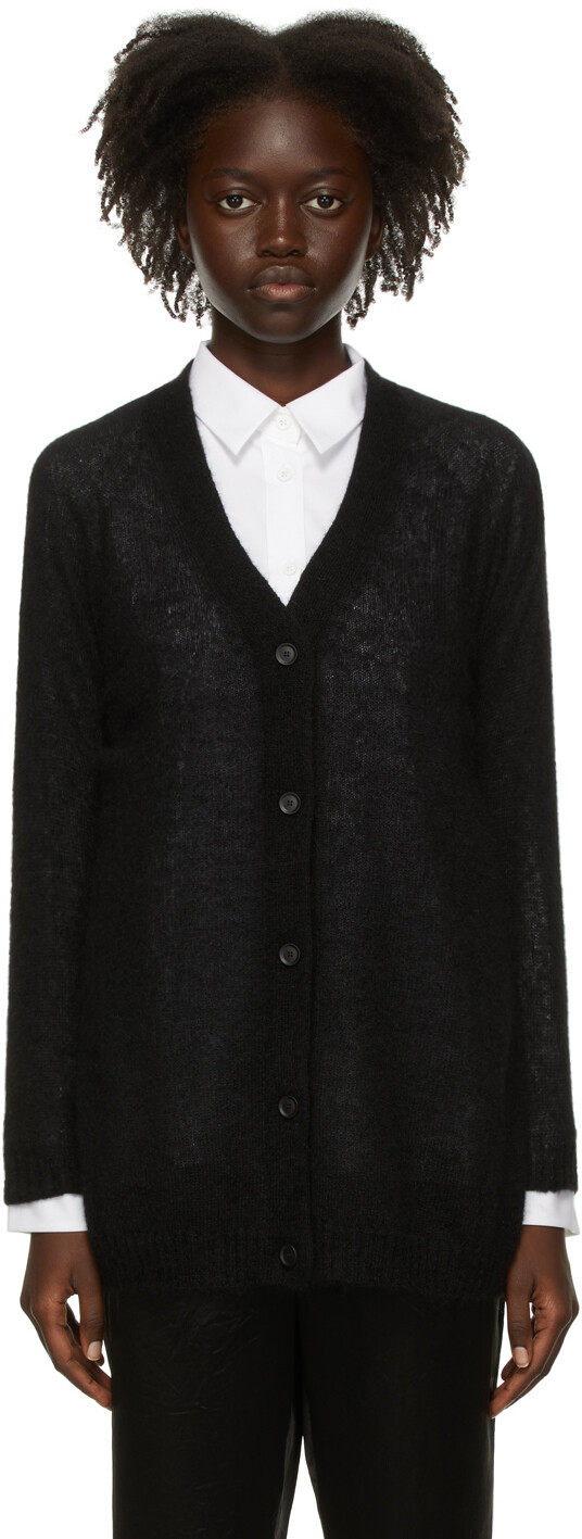 

Черный кардиган из мохера Corallo Max Mara Leisure