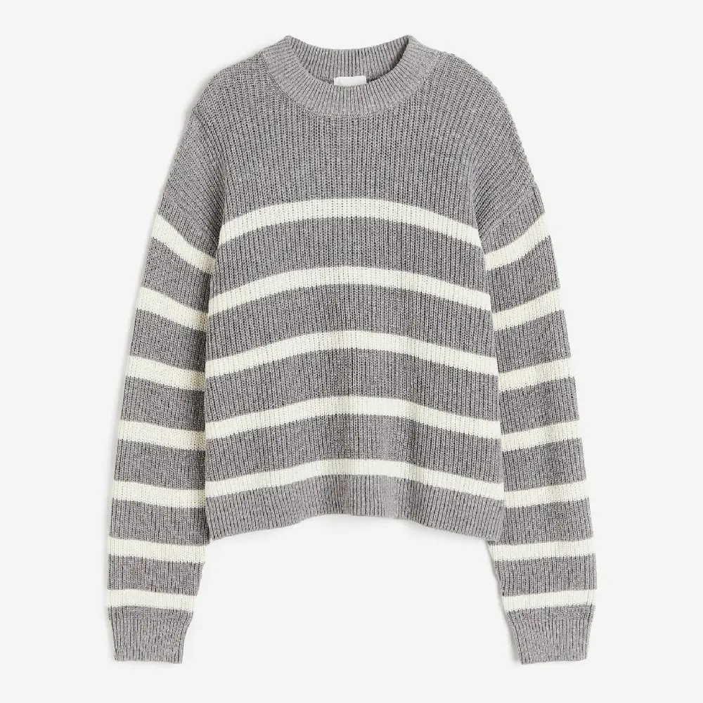 

Свитер H&M Rib-knit, серый
