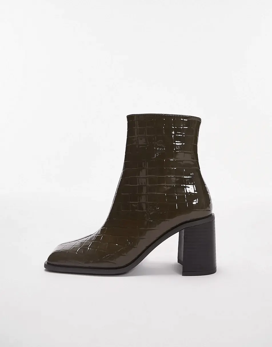 

Ботильоны Topshop Mae, хаки