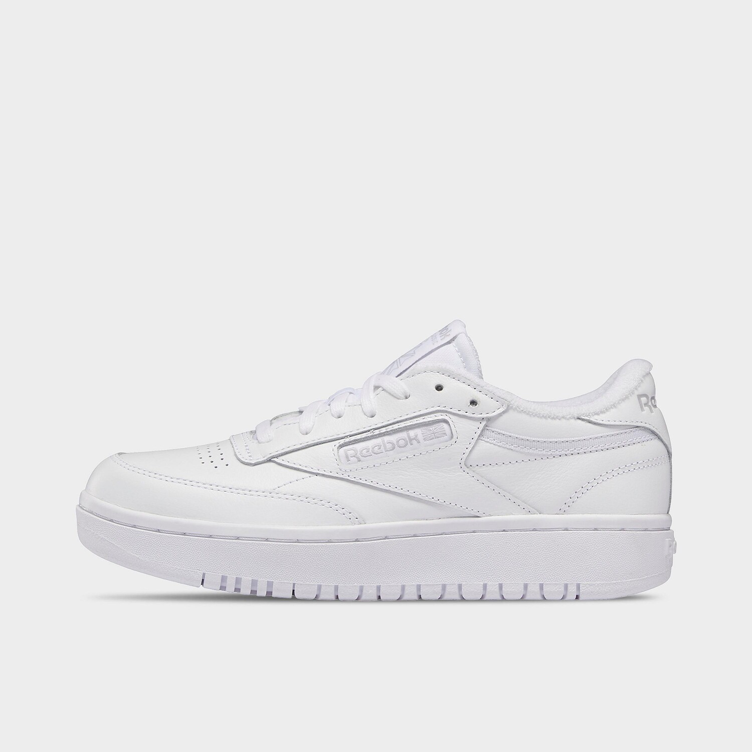 

Женская повседневная обувь Reebok Club C на двойной платформе, белый