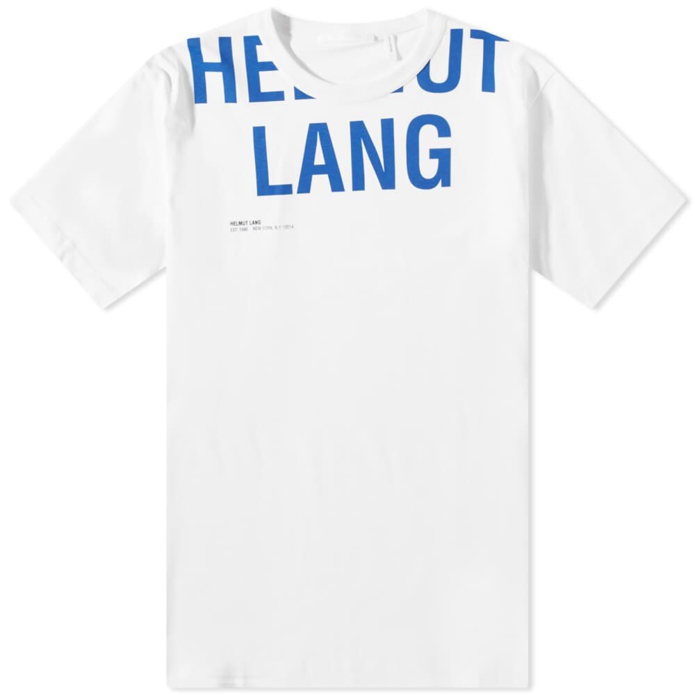 

Футболка Helmut Lang Cut Off Logo Tee, Коричневый