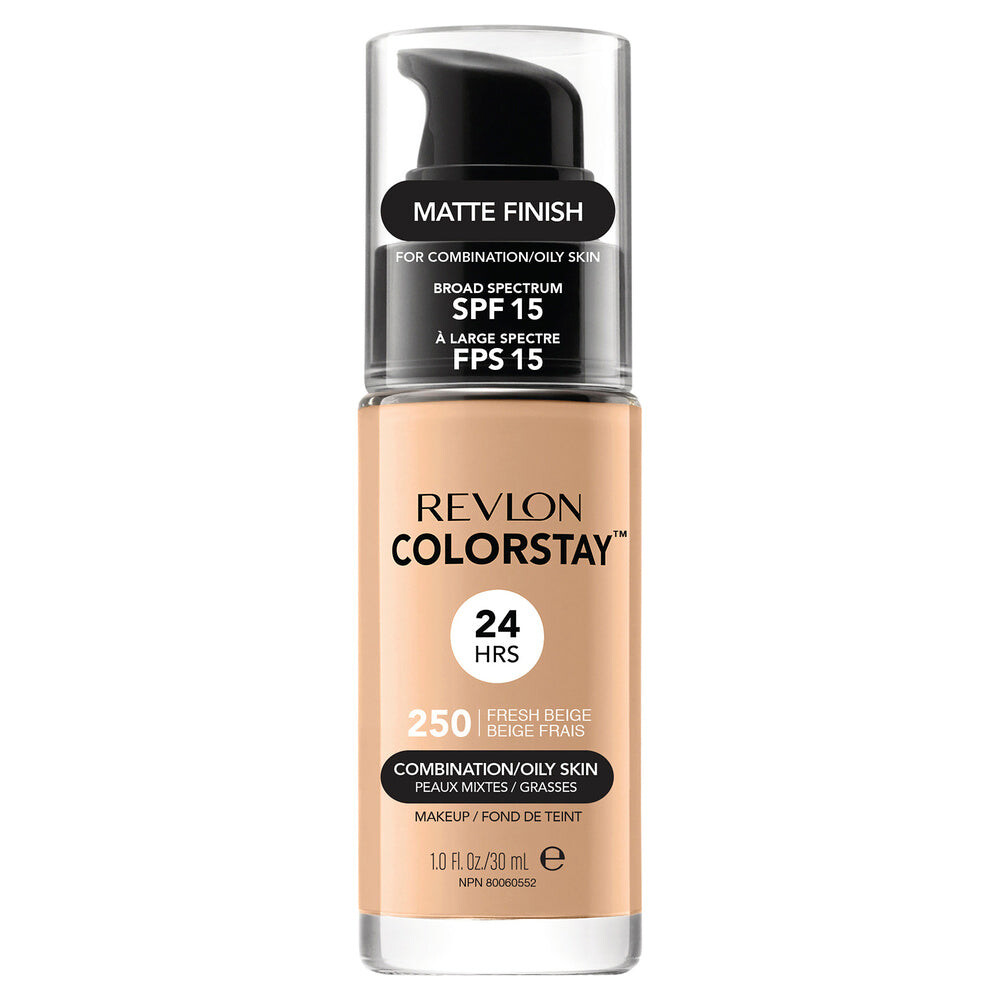 

Revlon Тональная основа ColorStay Makeup for Combination/Oily Skin SPF15 для комбинированной и жирной кожи 250 Fresh Beige 30мл