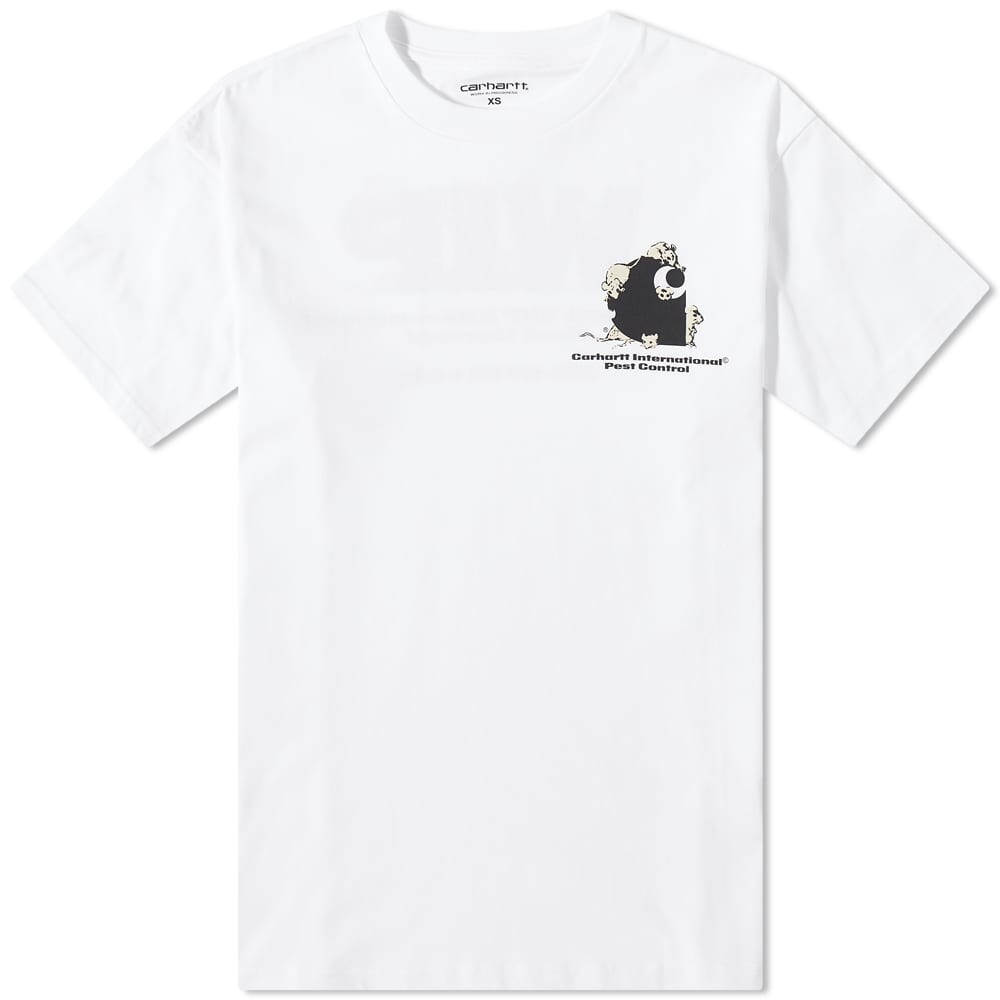 

Футболка Carhartt WIP Pest Control Tee, Белый