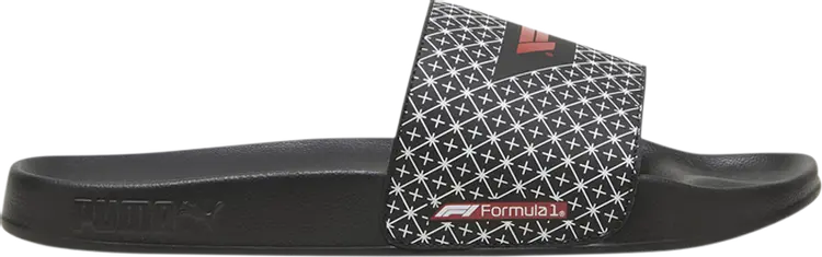 

Кроссовки Formula 1 x Leadcat 2.0 Slide 'Black Pop Red', черный