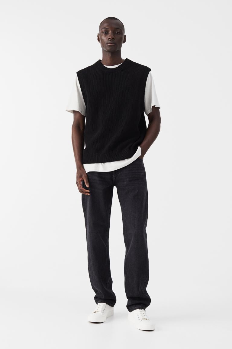 

Свободные джинсы H&M, черный
