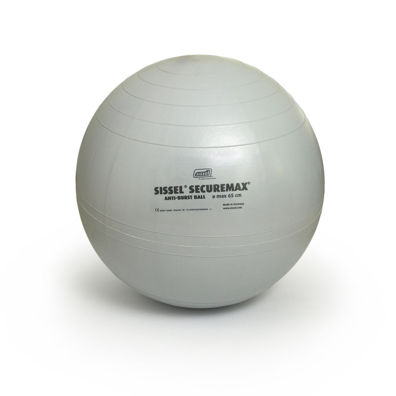 

Мяч для фитнеса Sissel Securemax Fitness размер 2 65см серый
