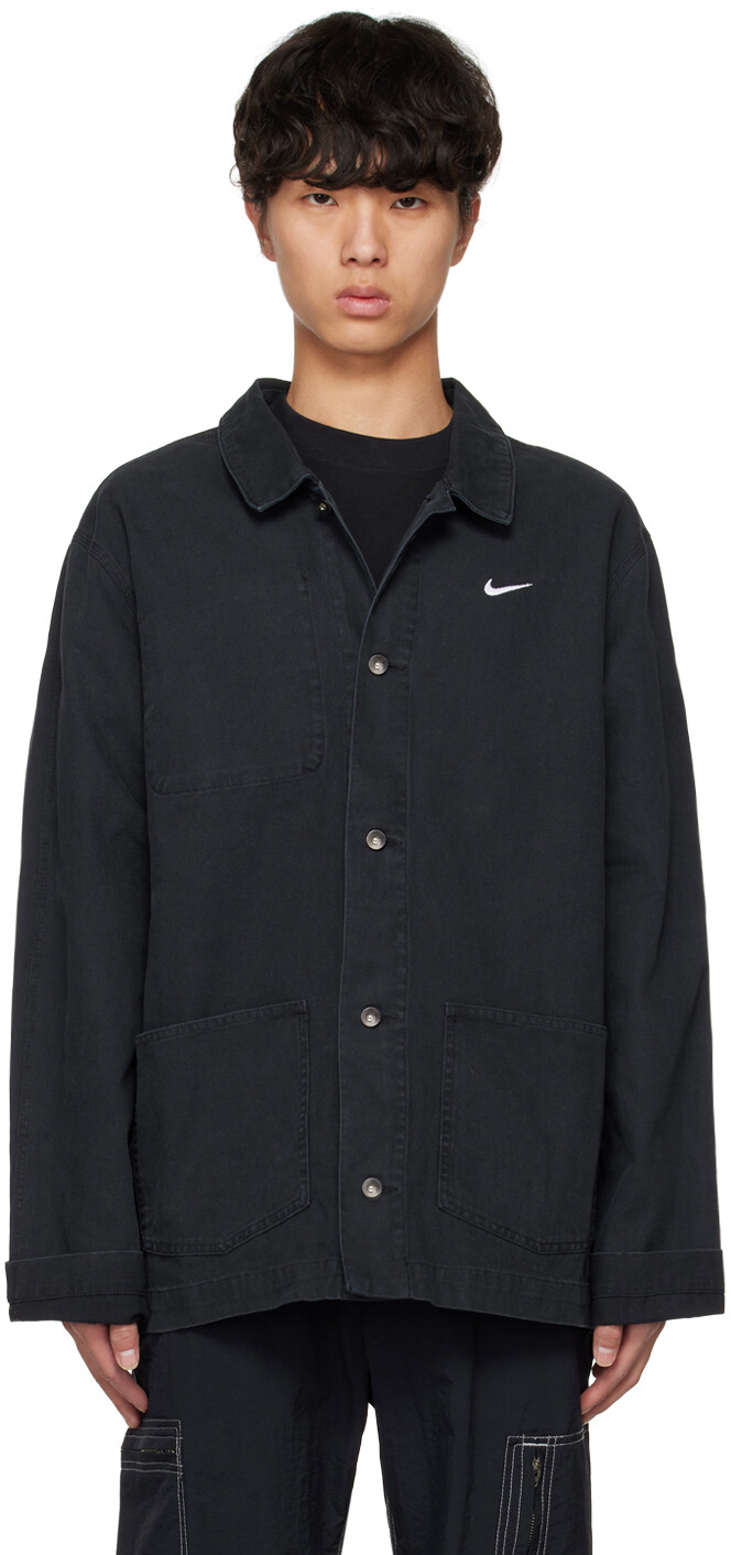 

Черный жакет с вышивкой Nike