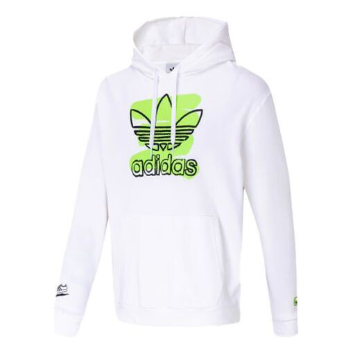 

Толстовка Adidas originals Big Logo Printing hooded Casual Sports White, Белый
