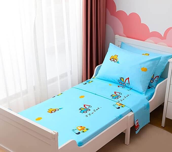 

Комплект постельного белья для детей Joyching Kids, 4 предмета, голубой