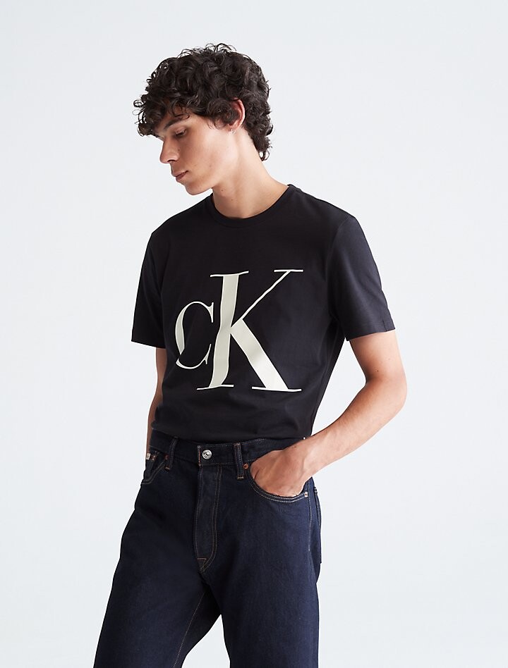 

Футболка Calvin Klein Monogram, черный
