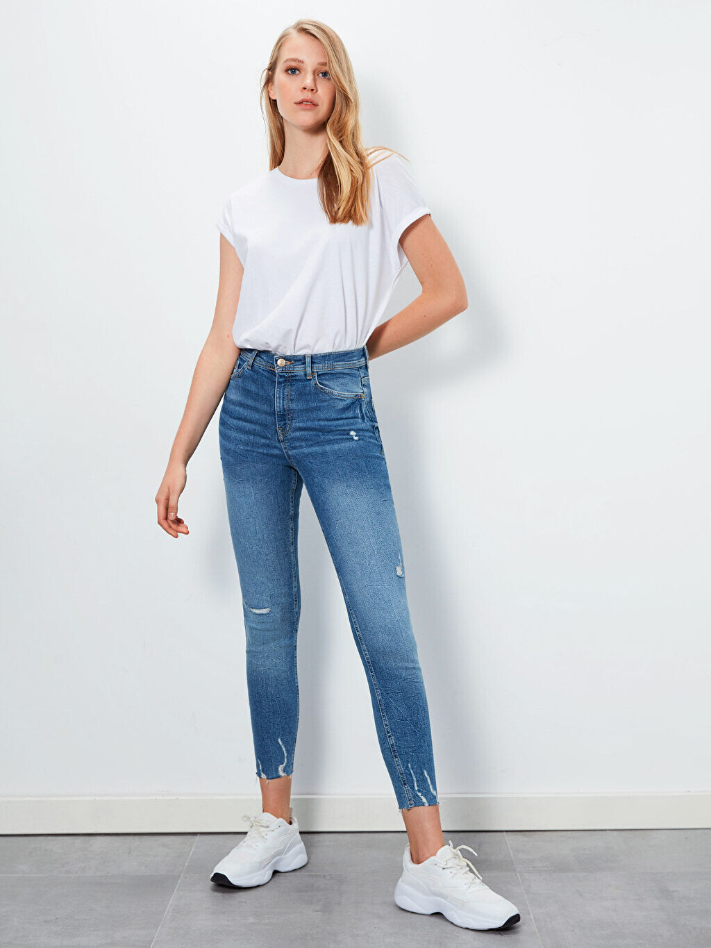 

Женские прямые джинсы скинни LCW Jeans