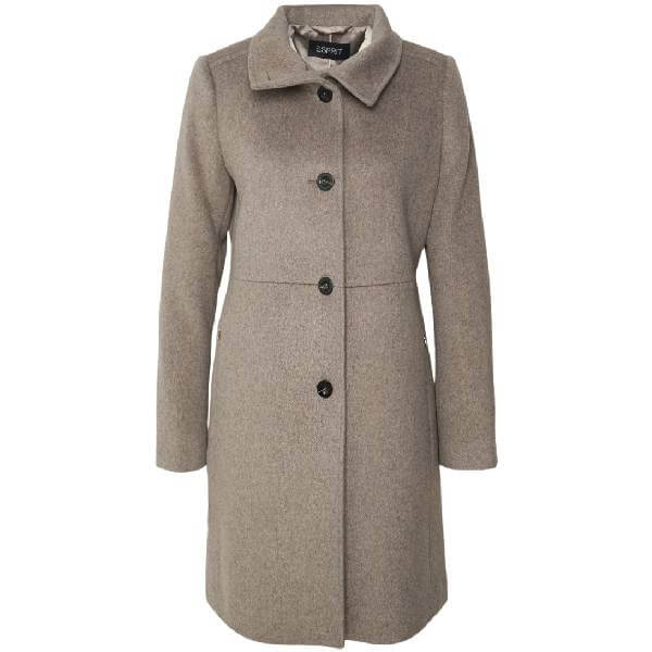 Пальто Esprit Basic, серо-коричневый платье esprit collection vestito серый