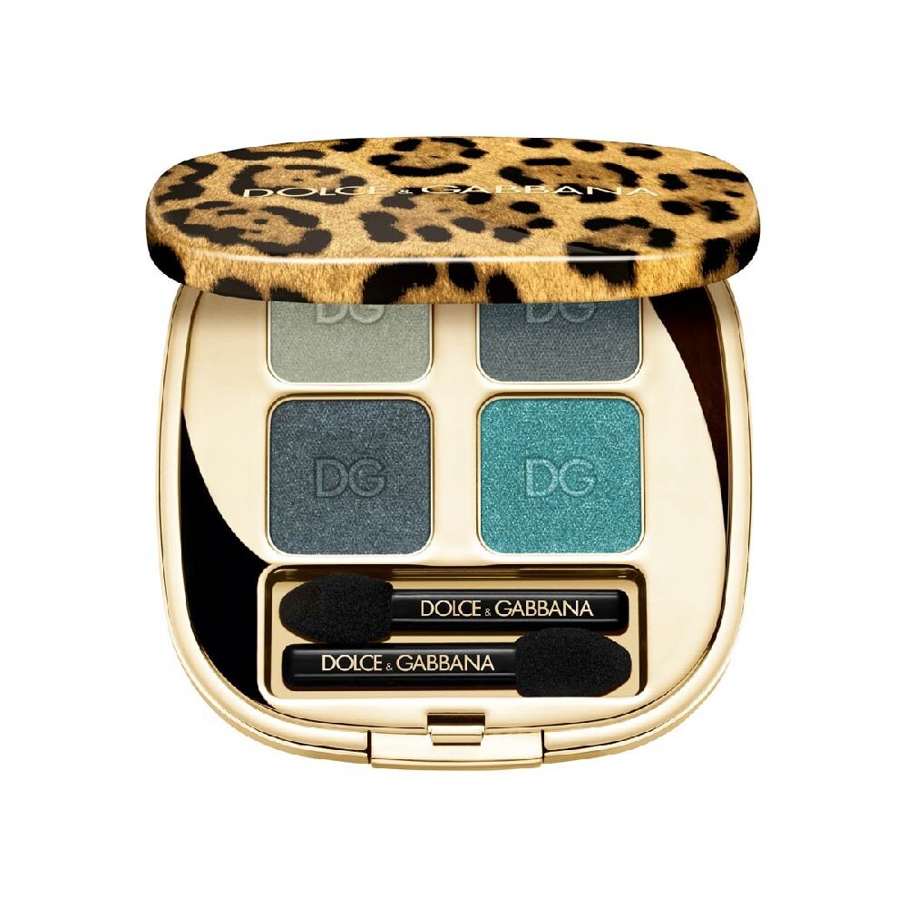 

Тени для век Dolce & Gabbana Felineyes Intense Eyeshadow Quad, 8 mediterranean blue