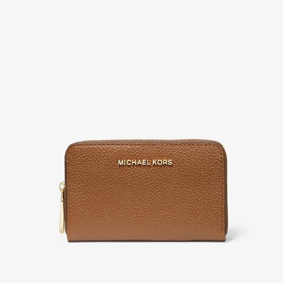 

Кошелек Michael Michael Kors Small Pebbled Leather, коричневый