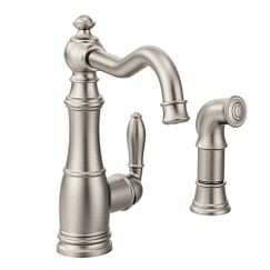 

Кухонный смеситель Moen Weymouth Spot Resist с одной ручкой, stainless steel