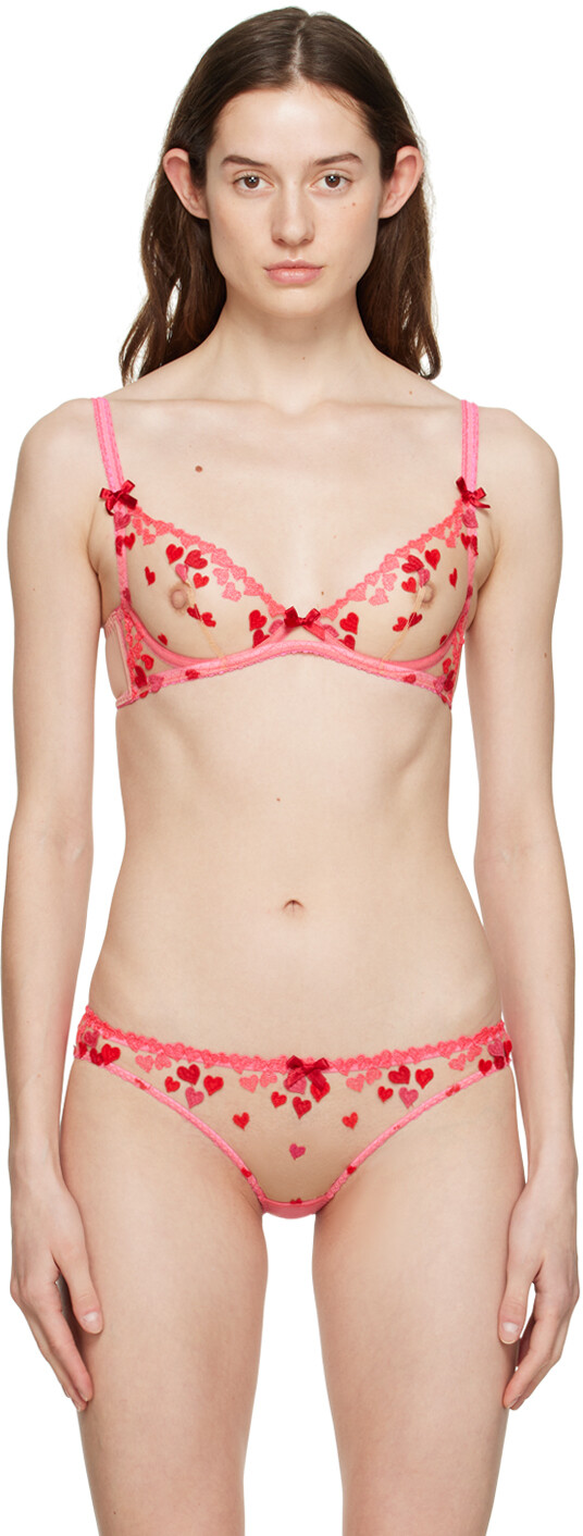 

Розовый бюстгальтер \Купидон\"" Agent Provocateur