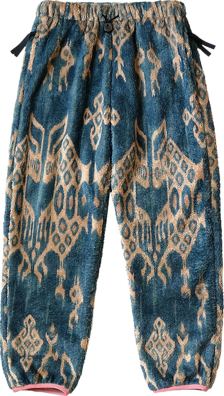 

Брюки Kapital Java Kasuri Fleece Easy Pants 'Navy', синий