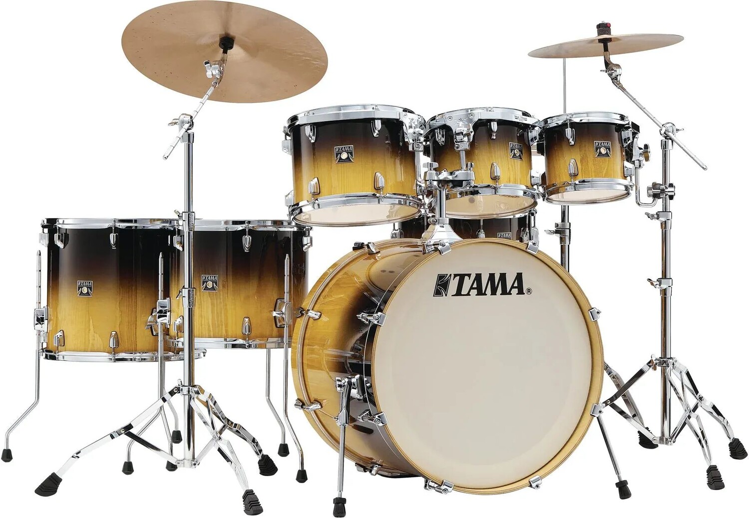 

Набор из 7 предметов Tama Superstar Classic CL72S с малым барабаном - Gloss Lacebark Pine Fade