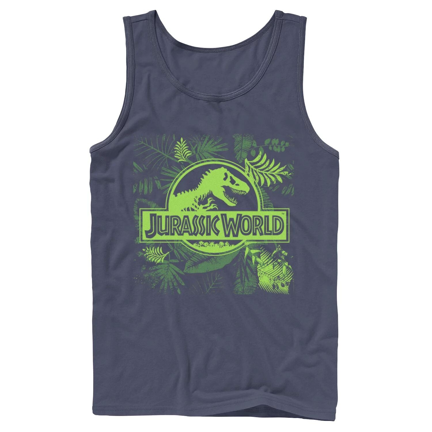 

Мужская серая майка с логотипом Jurassic World Jungle Classic Licensed Character