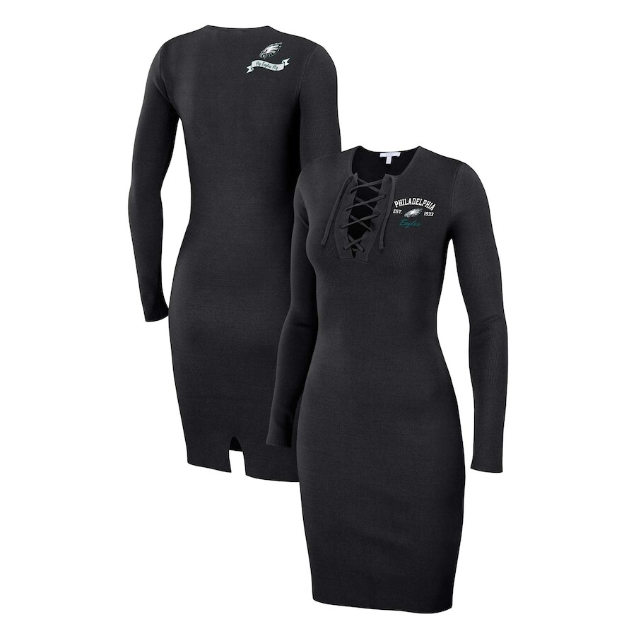 

Платье с длинным рукавом WEAR by Erin Andrews Philadelphia Eagles, черный
