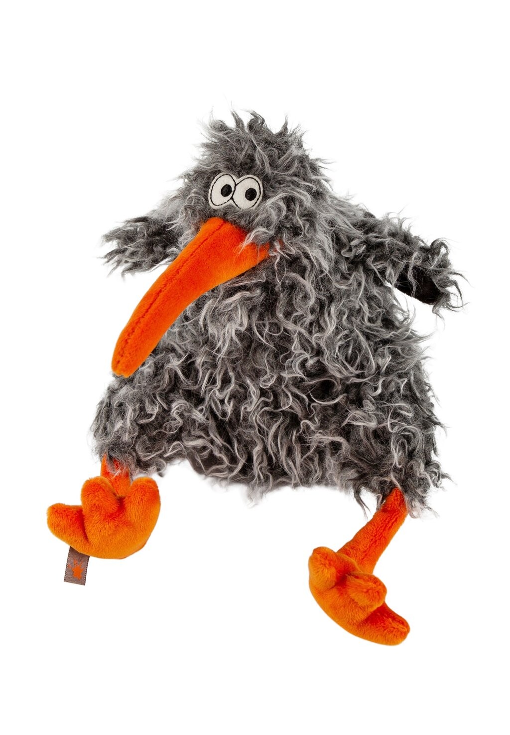 

Мягкая игрушка BOTTOM BOUNCER KIKERIKI KOLLEKTION sigikid, цвет grau orange