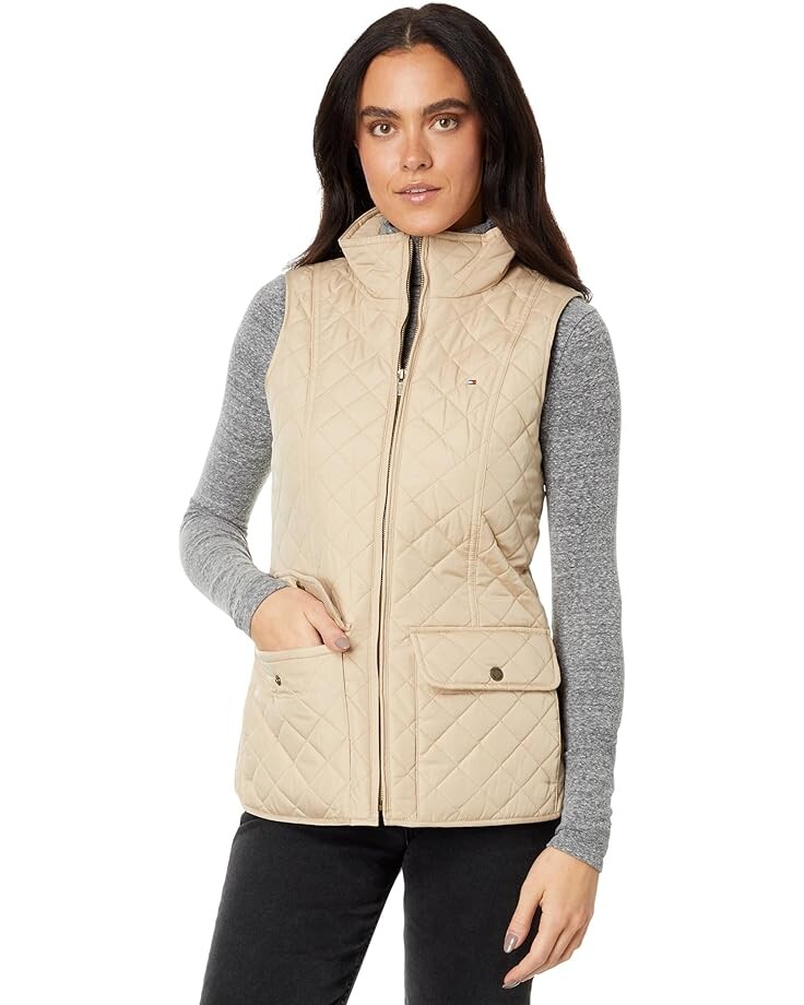 

Утепленный жилет Tommy Hilfiger Quilted, хаки