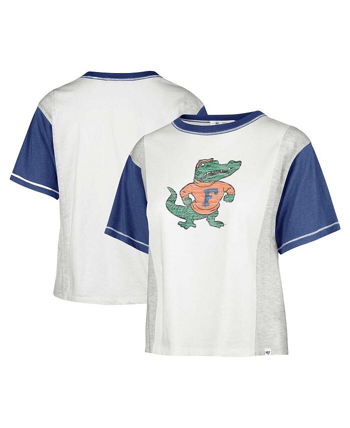 

Женская белая рваная футболка Florida Gators Vault Premier Tilda '47 Brand, белый