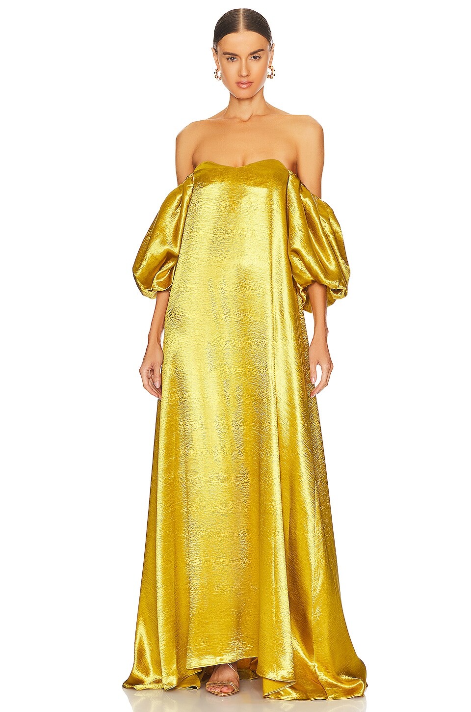 

Платье макси CAROLINE CONSTAS Palmer, цвет Mustard