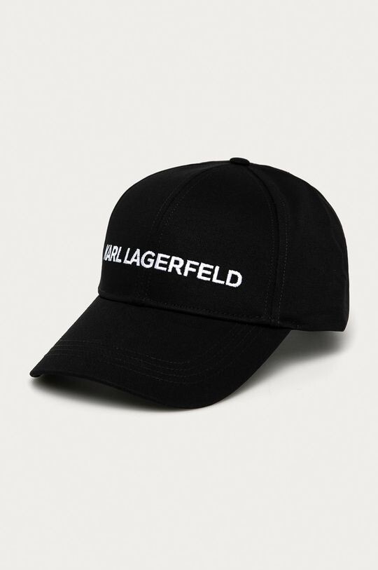

Хлопчатобумажная шапка Karl Lagerfeld, черный