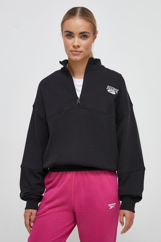 

Хлопковая толстовка Reebok Classic, черный