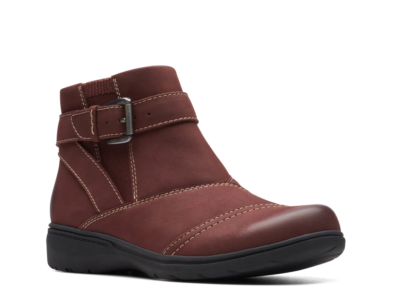 

Ботильоны Carleigh Dalia Bootie Clarks, цвет burgundy