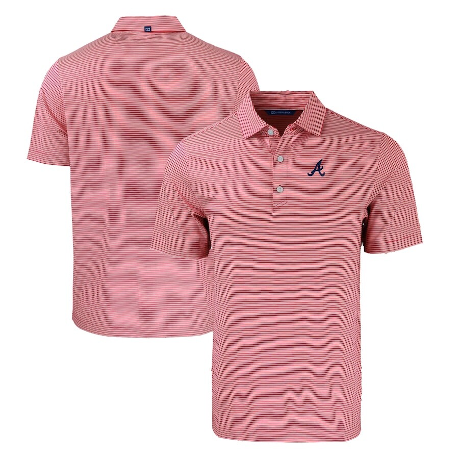 

Поло с коротким рукавом Cutter & Buck Atlanta Braves, красный