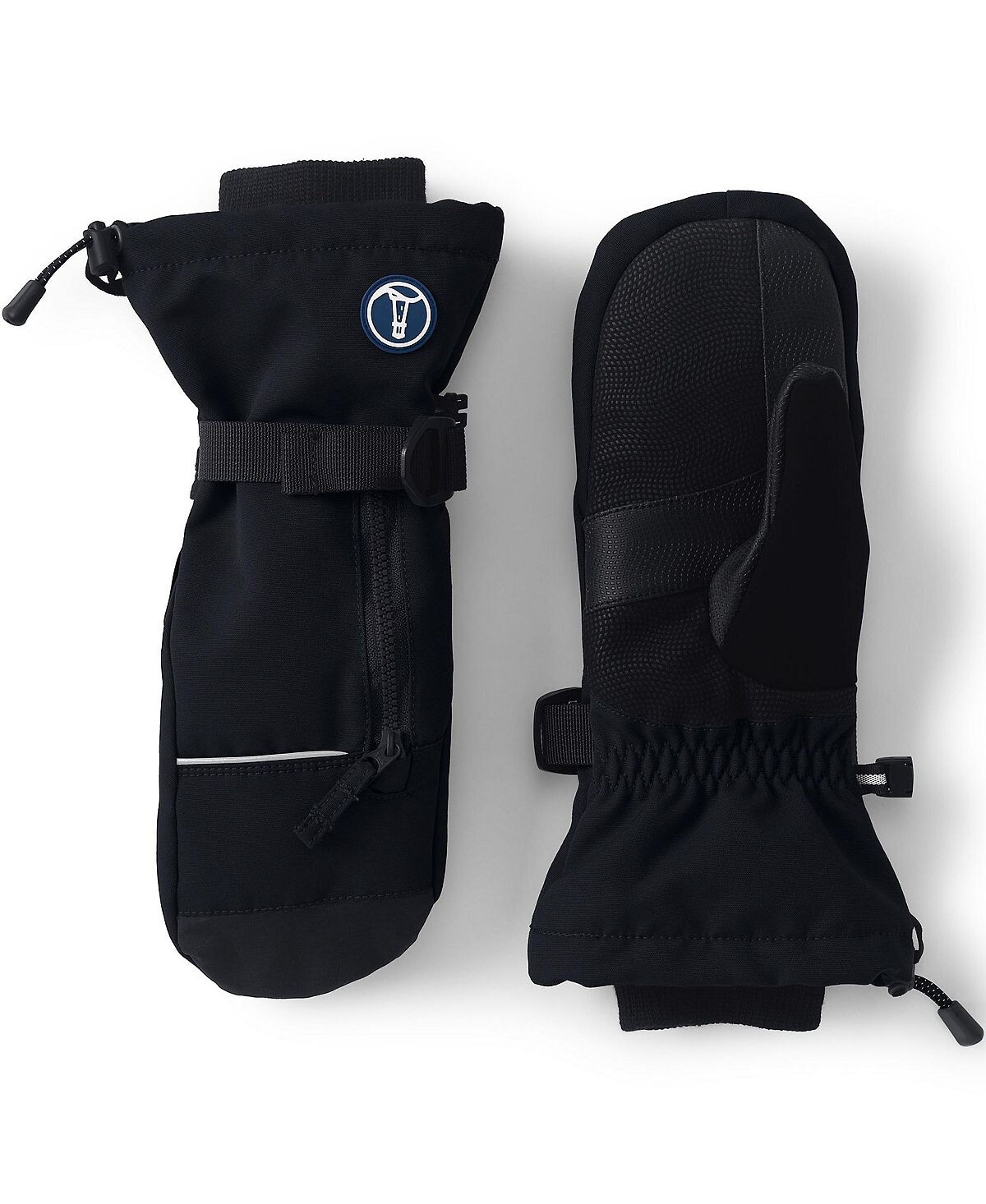 

Женские зимние варежки Expedition Lands' End, черный