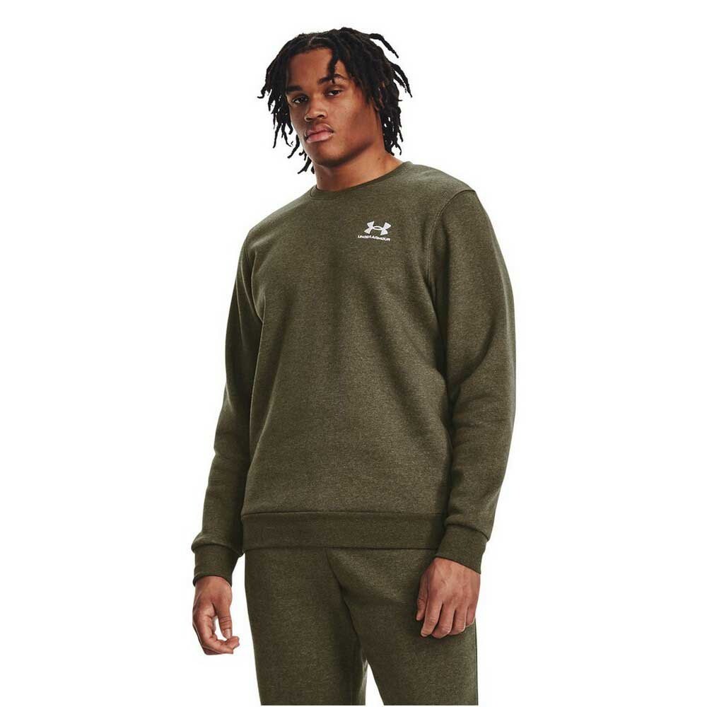 

Толстовка Under Armour Essential Fleece Crew, зеленый