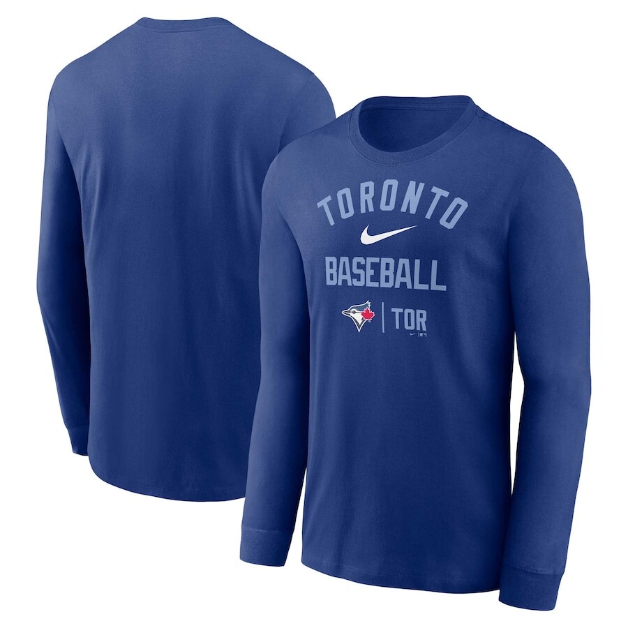 

Футболка с длинным рукавом Nike Toronto Blue Jays, роял