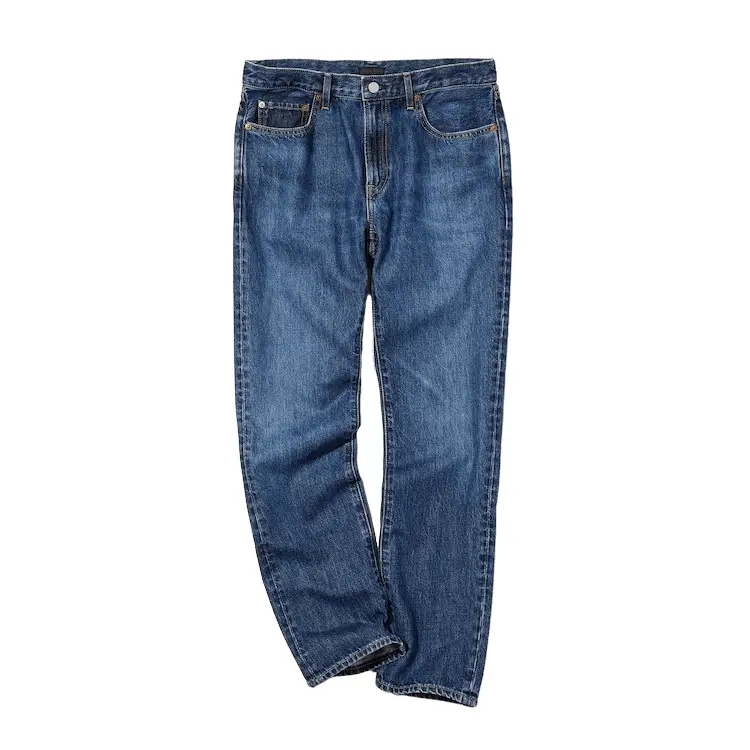 

Джинсы Uniqlo Regular Fit Straight (длина 78,5см), синий