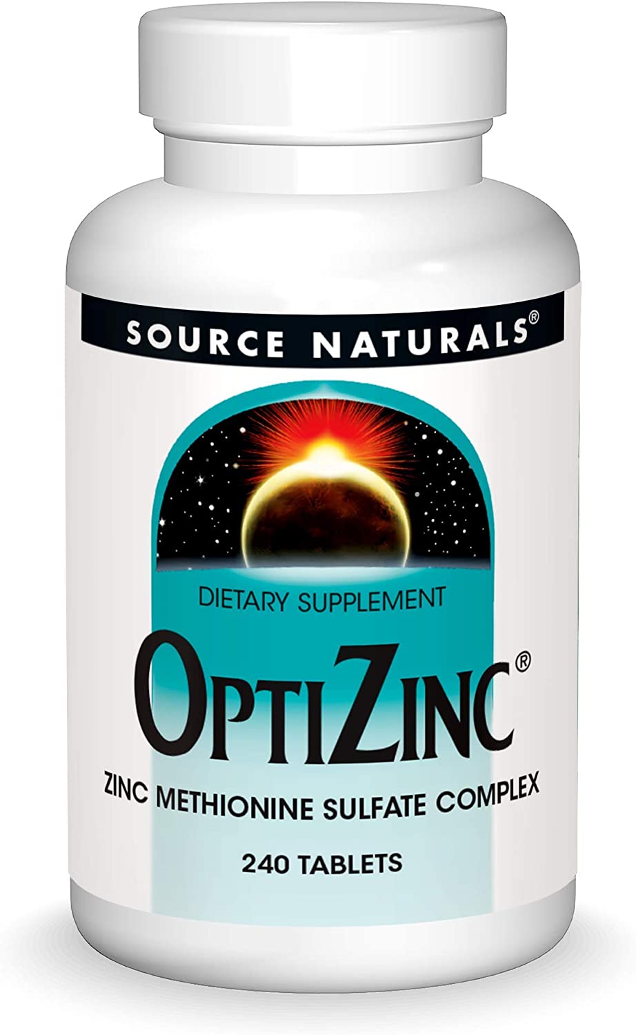 Пищевая добавка Source Naturals OptiZinc, 240 таблеток