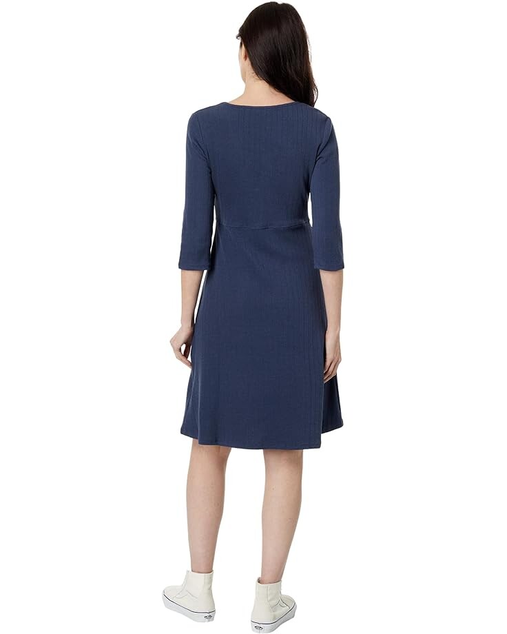 

Платье Toad&Co Rosalinda Cable Rib Long Sleeve Dress, цвет True Navy