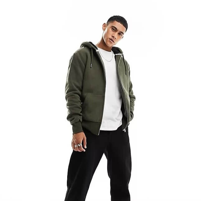 

Толстовка Superdry Essential Borg, хаки