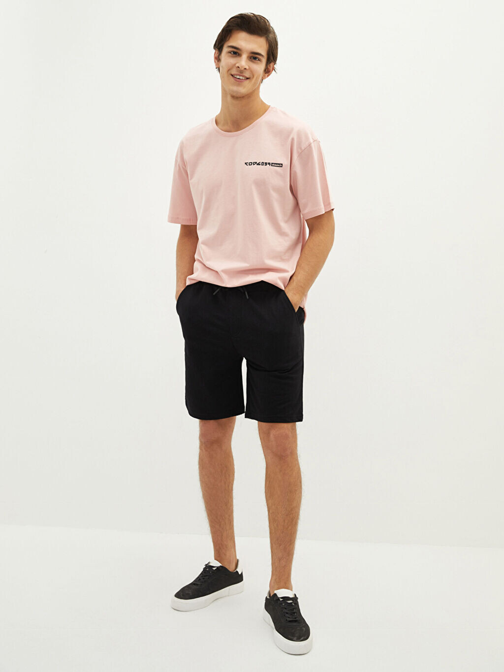 

Мужские шорты Slim Fit с завязками на талии LCW Casual