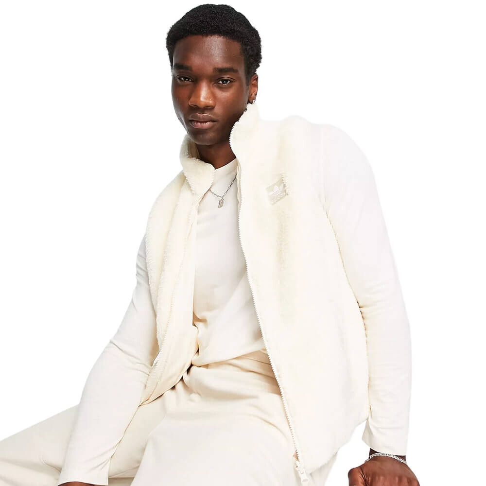 

Жилет Adidas Originals Essentials+ Fluffy Full Zip, белый